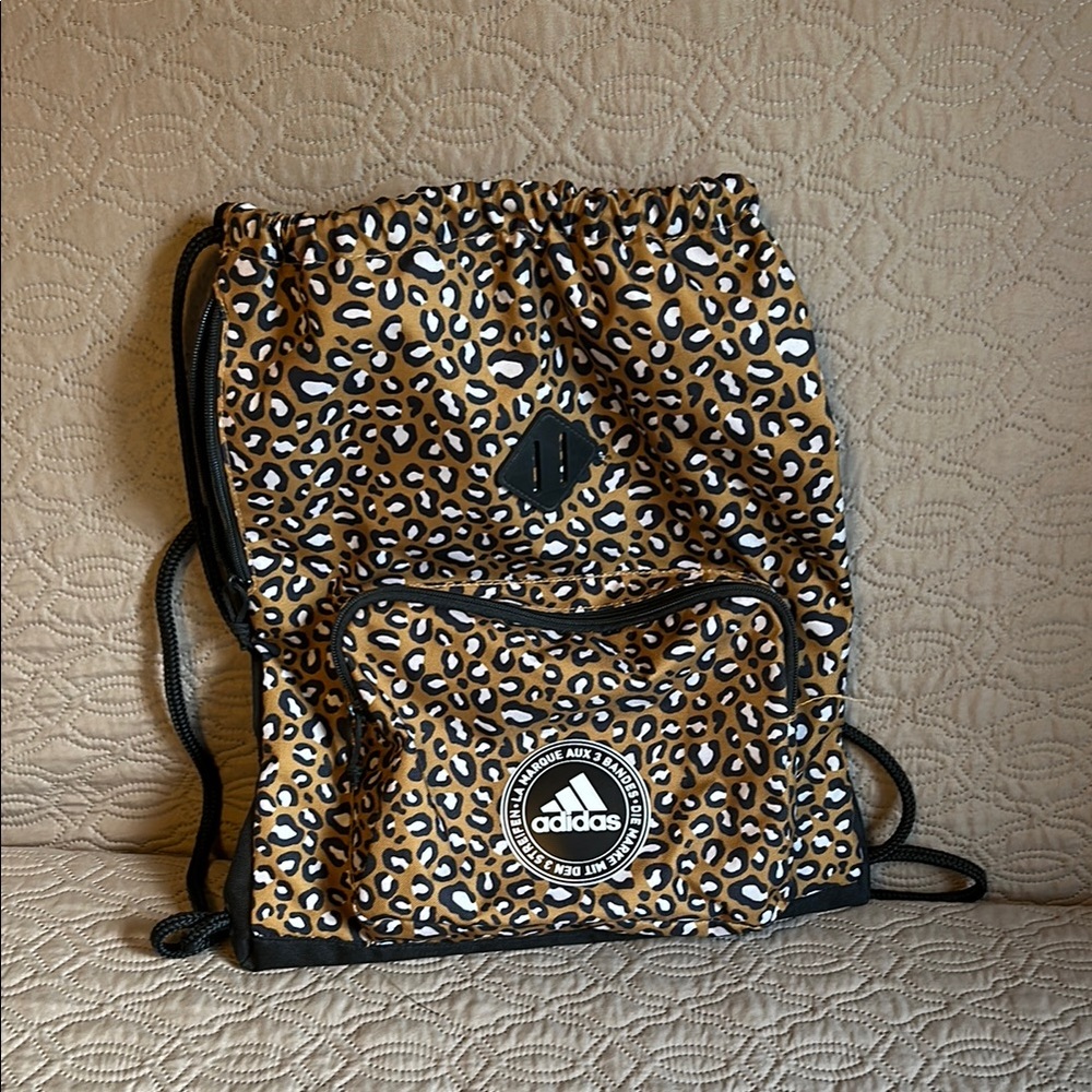 Adidas Animal Print Drawstring Bag